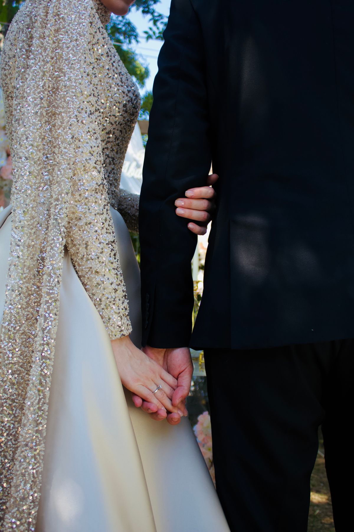 Elegant Port St. Lucie wedding couple