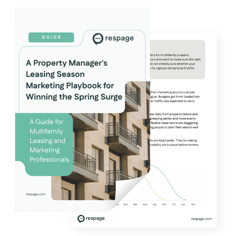 Cover of the Leasing Season Marketing Playbook guide
