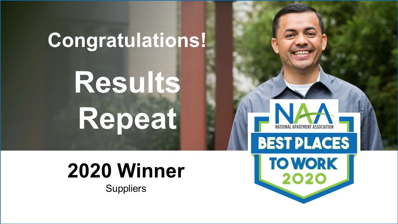 Results Repeat Named as One of NAA’s Best Places to Work
