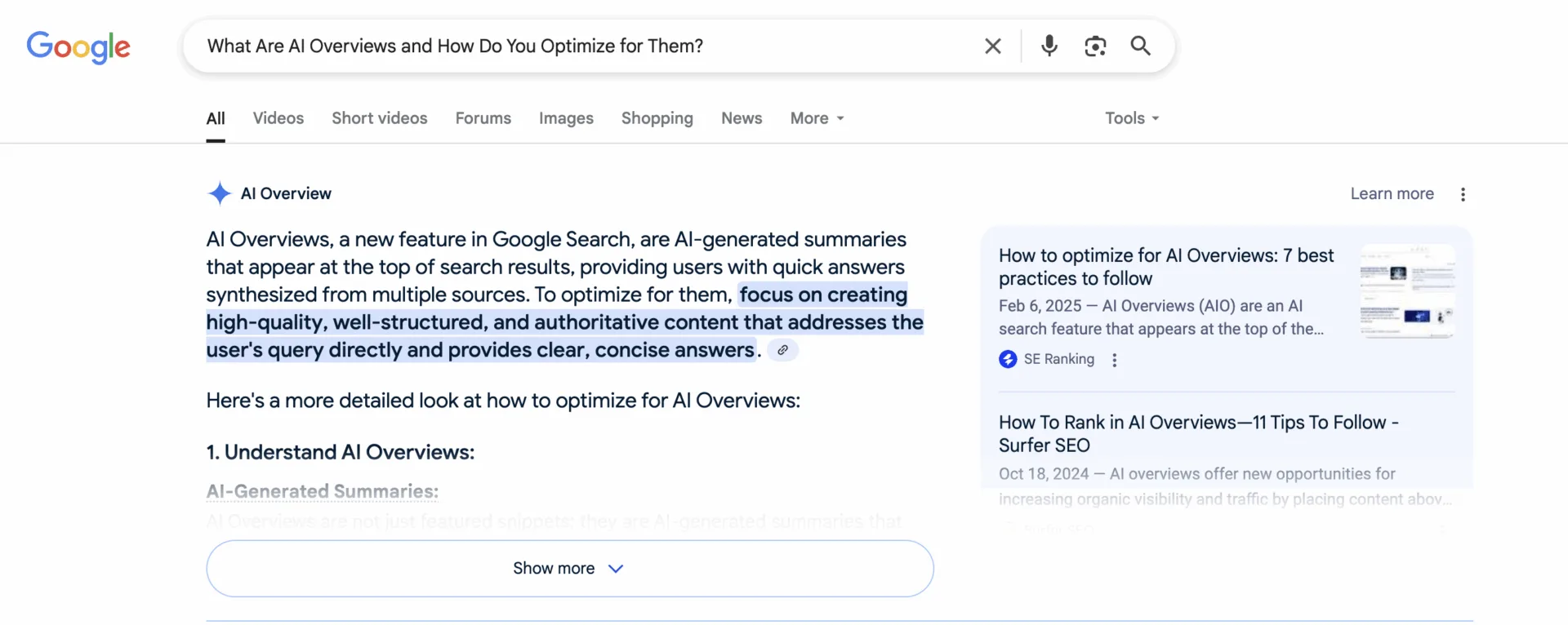 What Are AI Overviews and How Do You Optimize for Them?